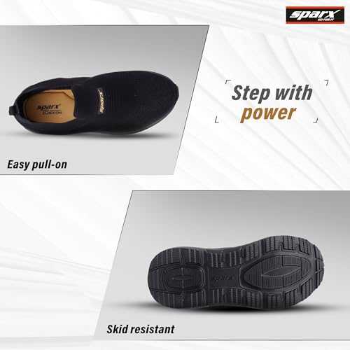 SPARX Sports Shoes SM 9071 Black for Men - Image 4