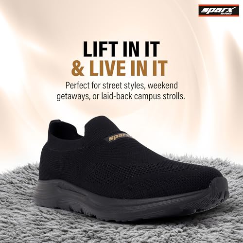 SPARX Sports Shoes SM 9071 Black for Men - Image 3