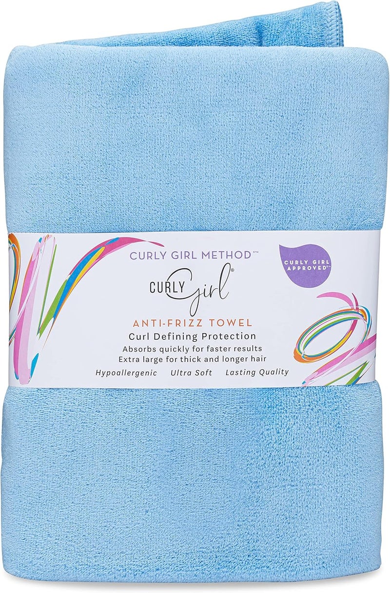 Curly Girl Towel for Women with Curls, Anti-Frizz, Absorbent, Fast Drying, Curly Hair, Microfiber Hair Drying Towel for Curls