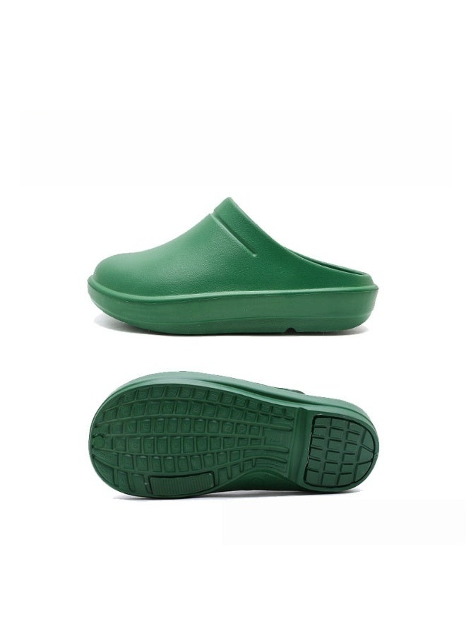 نعال دعم قوس غرفة العمليات، أحذية للجنسين مغلقة بالكامل وقابلة للتنفس، أحذية واقية، مناسبة للأطباء والممرضات وموظفي المختبر، صنادل غير قابلة للانزلاق (أخضر). - Image 1