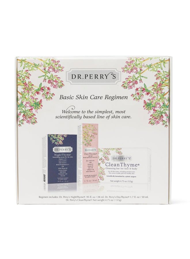 Dr. Perry's Basic Facial Skincare Regimen, 3 Pc. Kit - Vitamin C Night Serum | SPF Skin Protector | Facial Cleansing Bar - Image 5