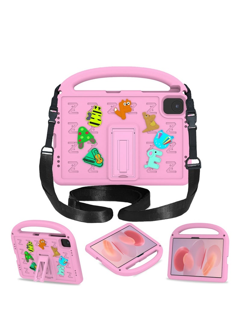 Children's protective case Compatible for Honor Pad X8A/ X9 11 inch , shockproof cover with shoulder strap bracket  - Image 1