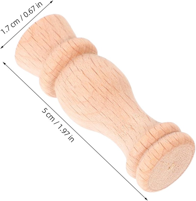 10 Unpainted Wood Spindles For Furniture Repair Durable Gourd Design Balusters - Image 3