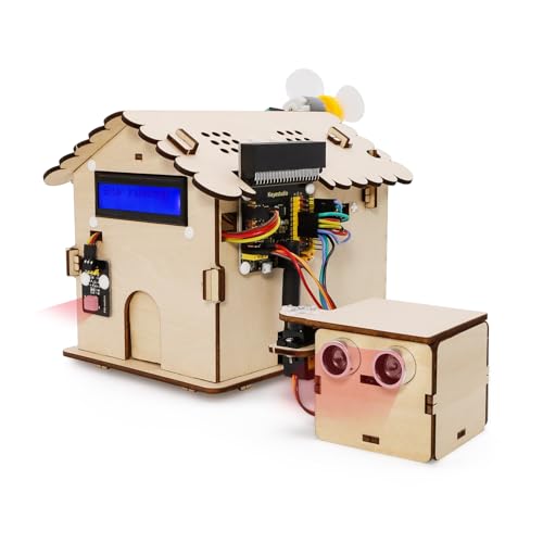 KEYESTUDIO Smart House Kit for Microbit V2not Included DIY Microbit Home Automation Educational STEM Kit for Beginners - Image 1