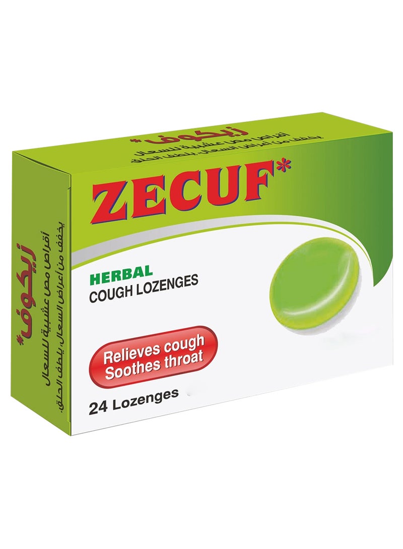 Zecuf Herbal Cough Lozenges Orange 24'S - Image 1