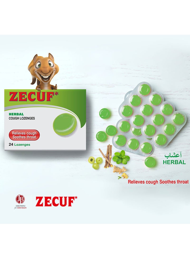 Zecuf Herbal Cough Lozenges Orange 24'S - Image 2