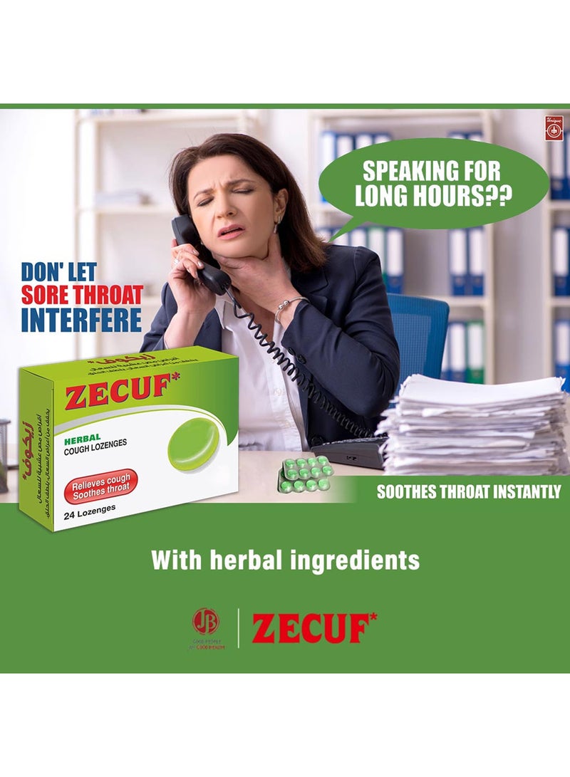 Zecuf Herbal Cough Lozenges Orange 24'S - Image 3