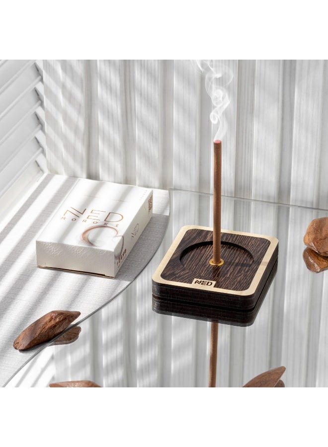 Ned Golden Offer Oud Collection | Elegant Moroccan Oud pack (25 sticks) + Premium Vietnamese Oud pack (25 sticks) with a modern wooden base - Image 2