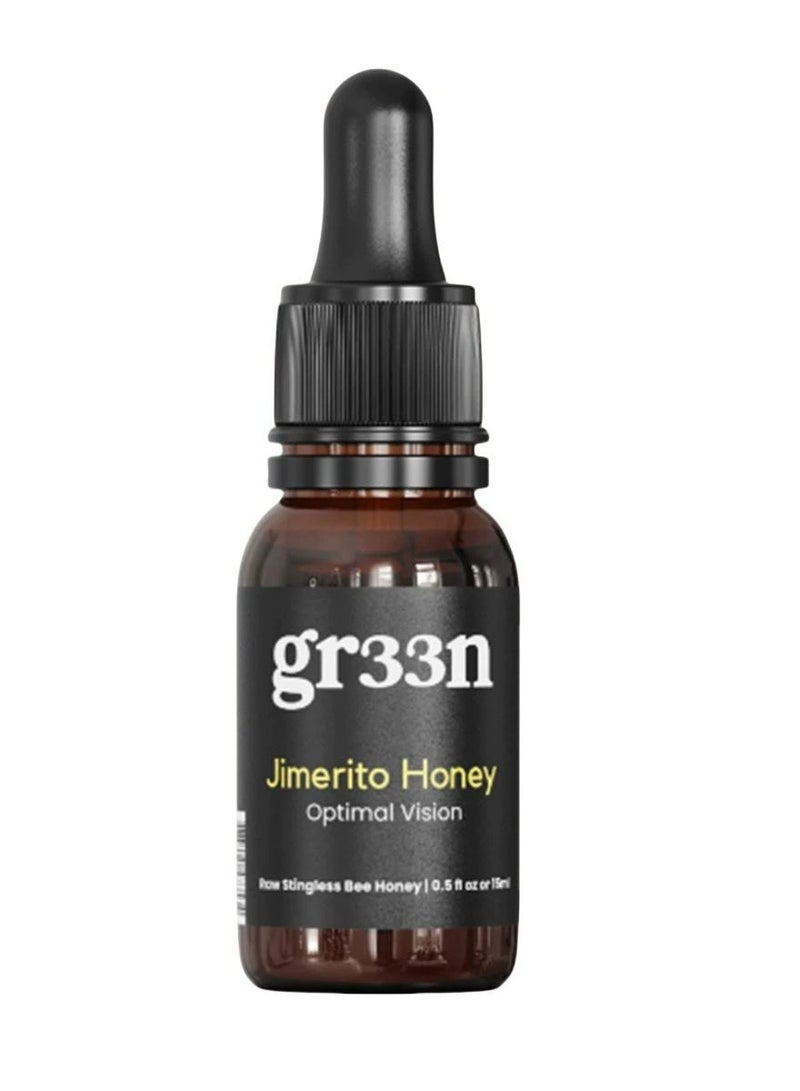 جرين Gr33n Jimerito Honey للعين ، Gr33n Jimerito Honey Eye قطرات ، قطرات عين عسل النحل اللسع ، تخفيف إجهاد العين وجفافها 15 مل - Image 1