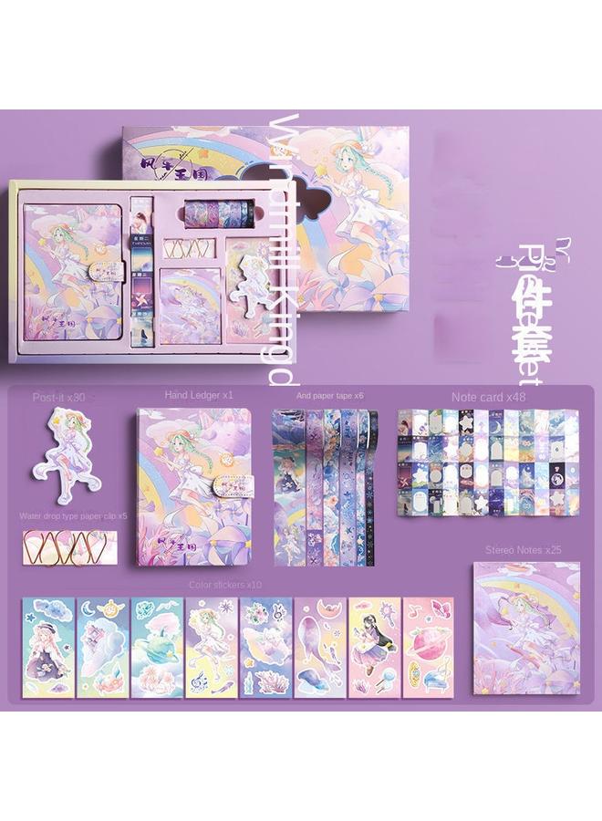 Bluejw Hand Account Book Twelve Constellations Tape Gift Box Suit Net Red Star Account Stick Sticker And Paper Tool Material Dream Domain - Image 1