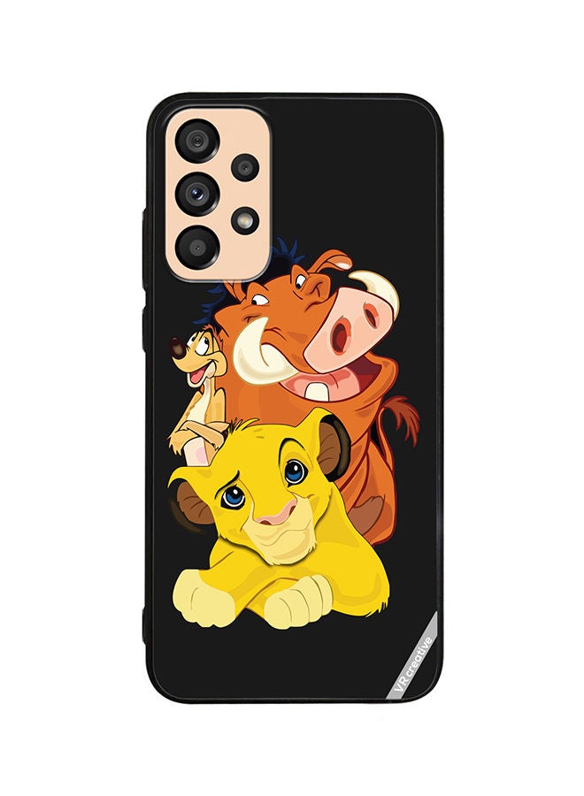 VR CREATIVE Protective Case Cover For Samsung Galaxy A33 5G Star Cutouts Lion King Group Design Multicolour - Image 1