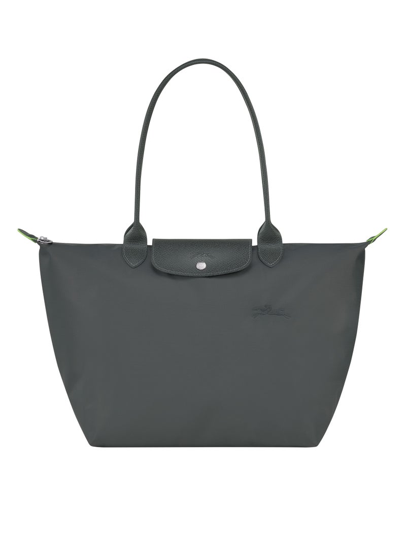 Long women's classic fashion multi functional medium travel bag dumpling bag handbag shopping bag long handle shoulder bag graphite grey - Image 1