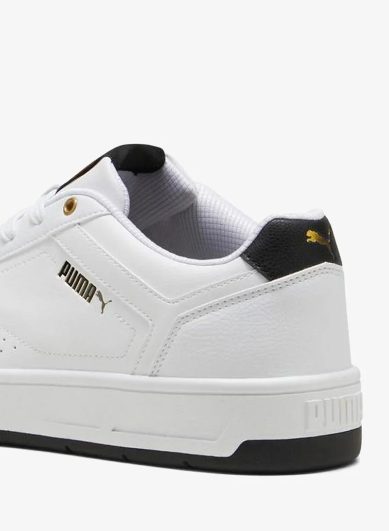 PUMA puma white-puma black-puma gold Court Classic for Men | Best Price UAE