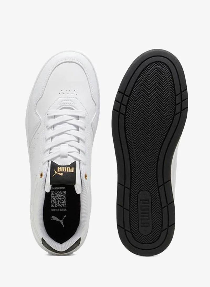 PUMA puma white-puma black-puma gold Court Classic for Men | Best Price UAE