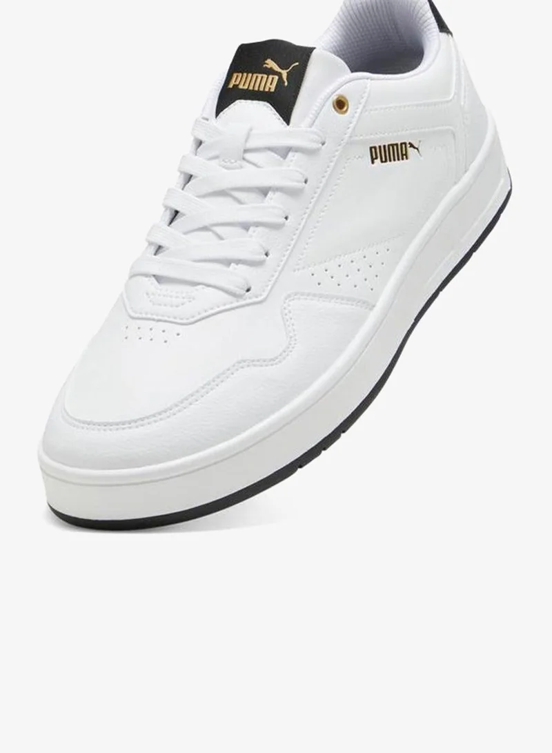 PUMA puma white-puma black-puma gold Court Classic for Men | Best Price UAE