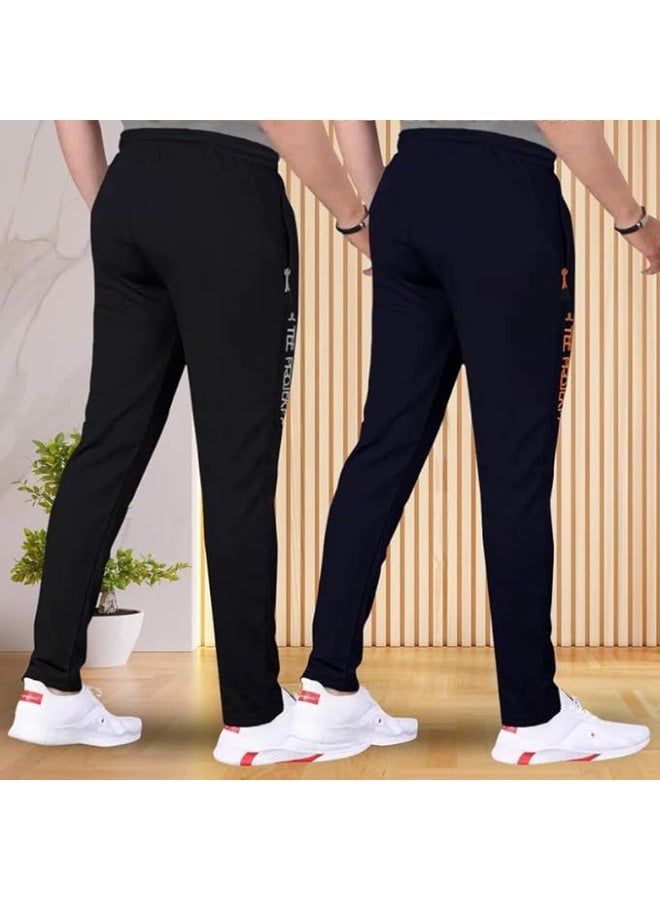 بنطال رياضي للرجال من TEE PROJEKT - تصميم عصري بلون موحد مع جيب، مناسب للأنشطة الرياضية واليوغا (عبوة من قطعتين) - مقاس 2XL - Image 4