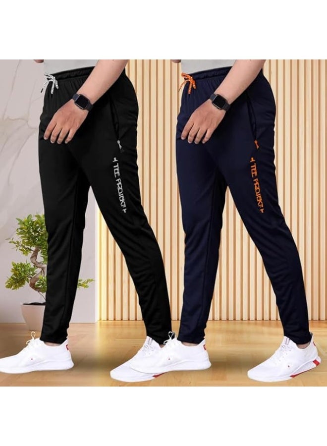 بنطال رياضي للرجال من TEE PROJEKT - تصميم عصري بلون موحد مع جيب، مناسب للأنشطة الرياضية واليوغا (عبوة من قطعتين) - مقاس 2XL - Image 3