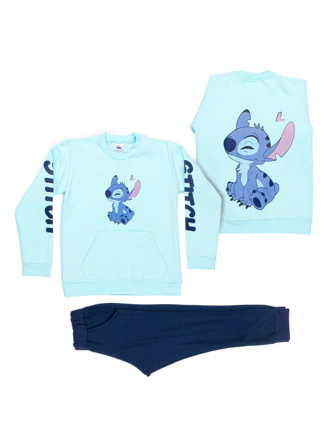 بابيلون بيجاما بناتى Stitch 2025