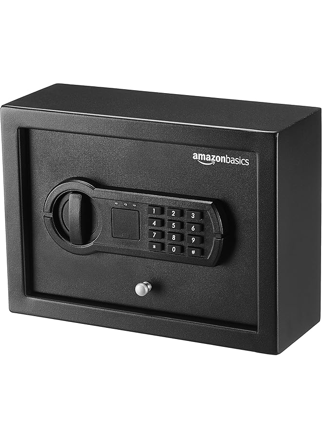 Small Slim Desk Drawer Security Safe With Programmable Electronic Keypad 29.9 X 21.8 X 11.1 Centimeters - Image 1