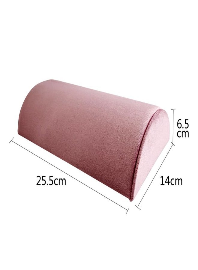 SCIKHEFT Velvet Half Moon Bracelet Holder All Pink Velvet Jewelry Rack Bracelet Display Props for Showcase - Image 5