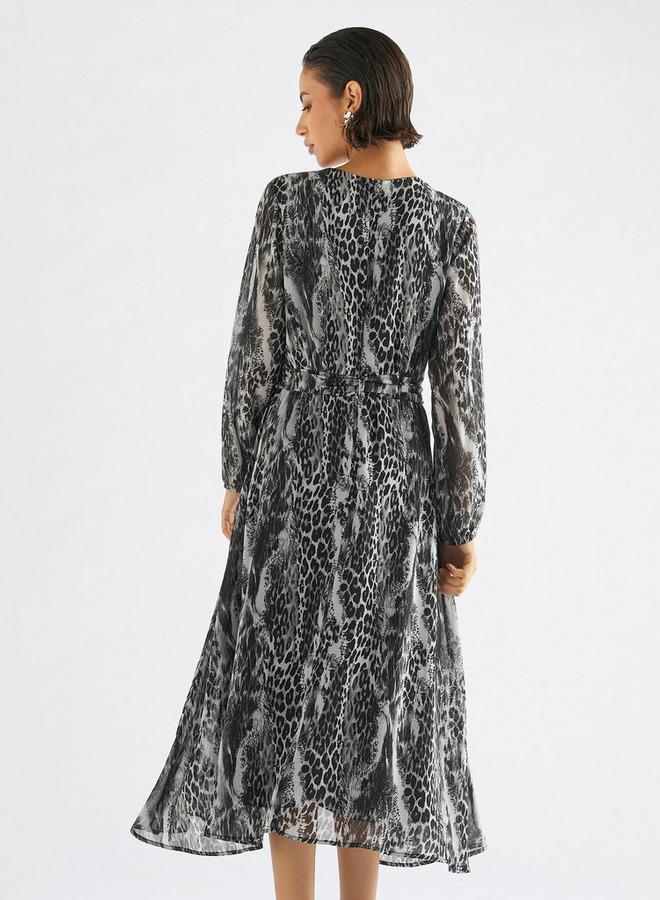 Splash FAV Animal Print Dress - Image 3