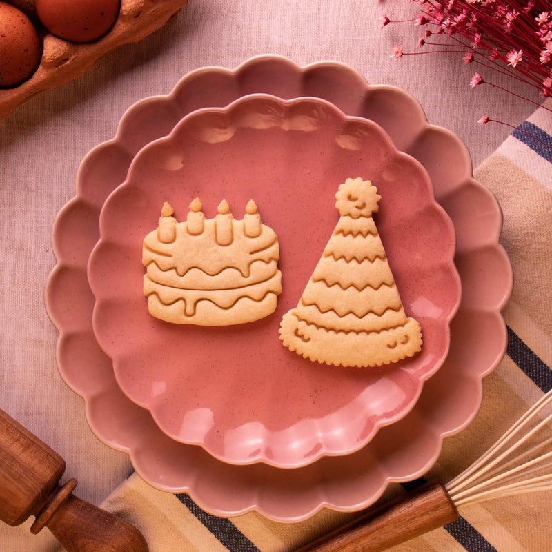 EROTNGO Cake with Candles Cookie Cutter Ideal for Baking Birthday Party Treats Fun Celebrations Kids Birthday Cookies and Festive Desserts ONLY Cake - Image 3