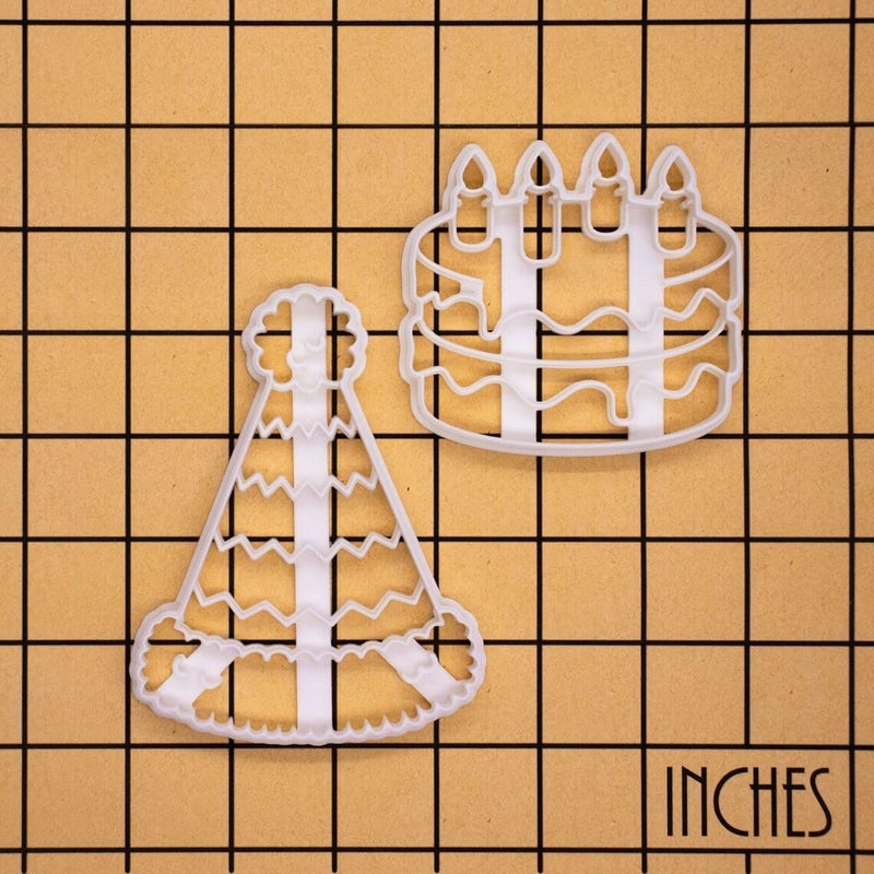 EROTNGO Cake with Candles Cookie Cutter Ideal for Baking Birthday Party Treats Fun Celebrations Kids Birthday Cookies and Festive Desserts ONLY Cake - Image 4