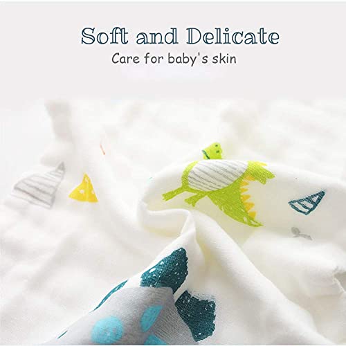 TEDDYIFY Baby Muslin Washcloth Natural Purified Cotton Baby Wipes, Muslin Cotton Face Towels, Reusable Napkins for Infants Toddlers (1 Pack Contains 5 washcloth) (1) - Image 3