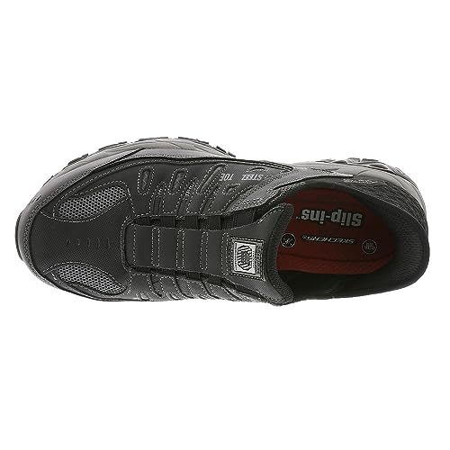 SKECHERS حذاء سكيشرز للرجال بتصميم سهل الارتداء كانكتون-فيسون ST الصناعي، أسود، 11.5 - Image 3