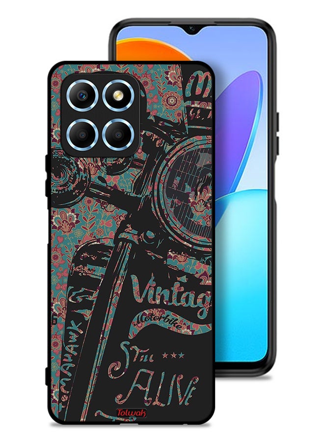 Tolwak Honor X6 Protective Case Cover Vintage Motorbike - Image 1