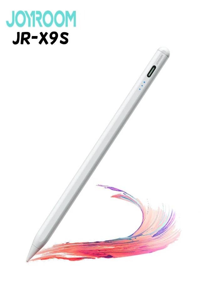 JOYROOM JR-X9S Active Stylus Pen  (with Replacement Tip*2) White - Image 1