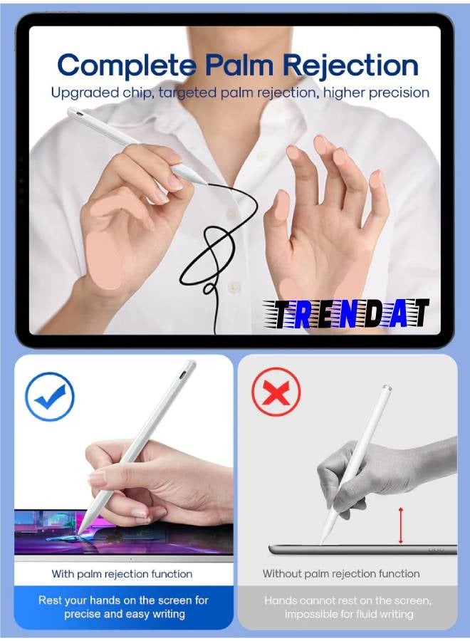 JOYROOM JR-X9S Active Stylus Pen  (with Replacement Tip*2) White - Image 3