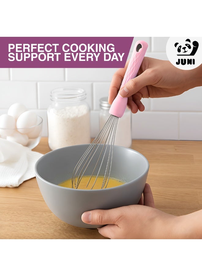 JUNI 21-Piece Silicone Kitchen Utensils Set with Holder – Heat-Resistant Food-Grade Cooking Tools, BPA-Free Non-Stick Cookware Safe Utensil Set for Home Kitchen - Image 5