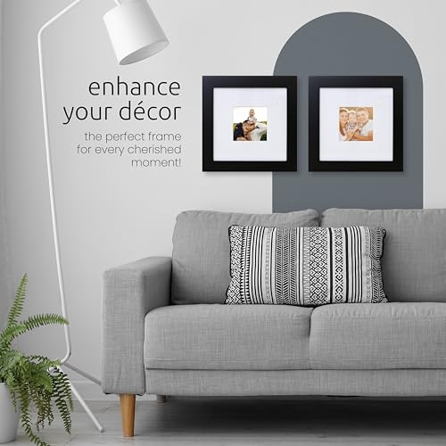 Kiera Grace kieragrace KG Langford Frame - Black, 8" x 8" Matted For 4" x 4" - Image 3