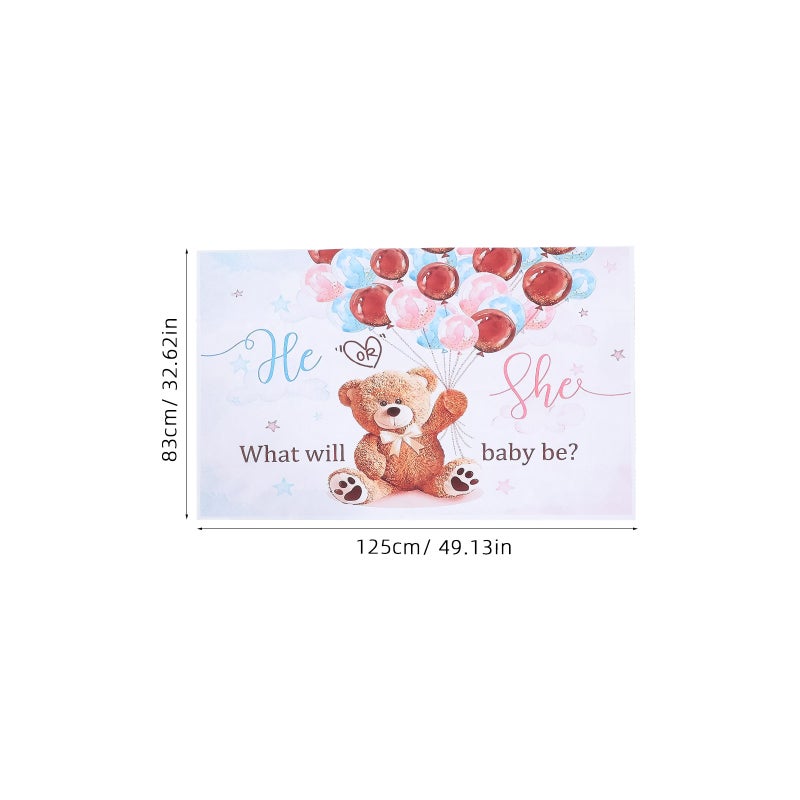 Baby Backdrop Party Banner Baby Party Supply Party Banner for Decoration - Image 3