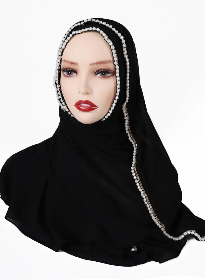 تايك تو حجاب مزين بالخرز