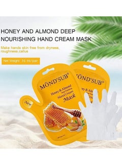 Mond'sub Honey and Almond Best Hydrating Hand & Nail Mask  - Image 3