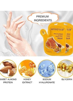 Mond'sub Honey and Almond Best Hydrating Hand & Nail Mask  - Image 2