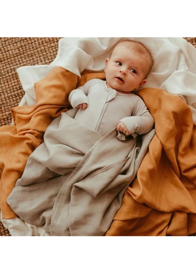 Anvi Baby Anvi Baby  Set of 3 Organic Bamboo Swaddle -Daybreak