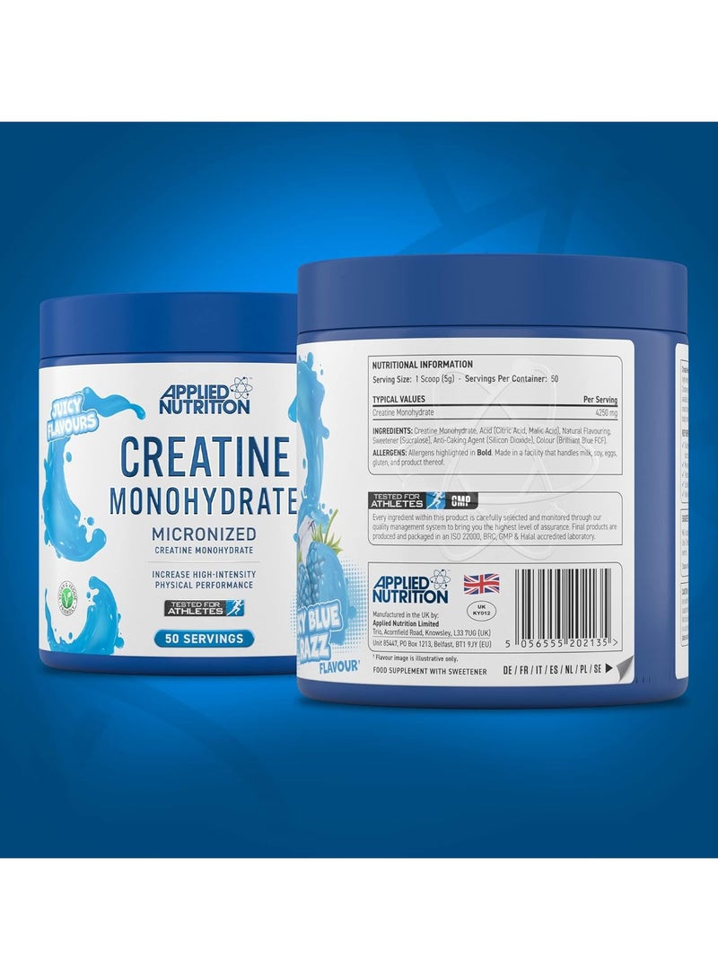 Applied Nutrition Applied nutrition Creatine Monohydrate Icy Blue Razz Flavour 250g - Image 4
