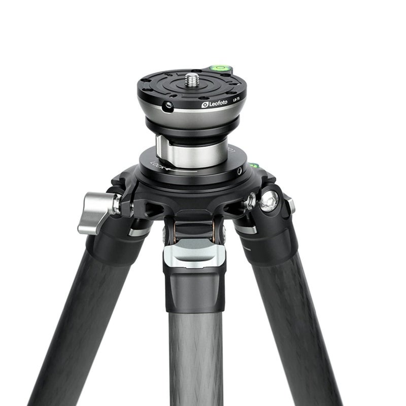 Leofoto LB-75 75mm Leveling Base for Tripod w Butterfly Lock Collar 55lb Max Load +/-15° Tilt  - Image 3