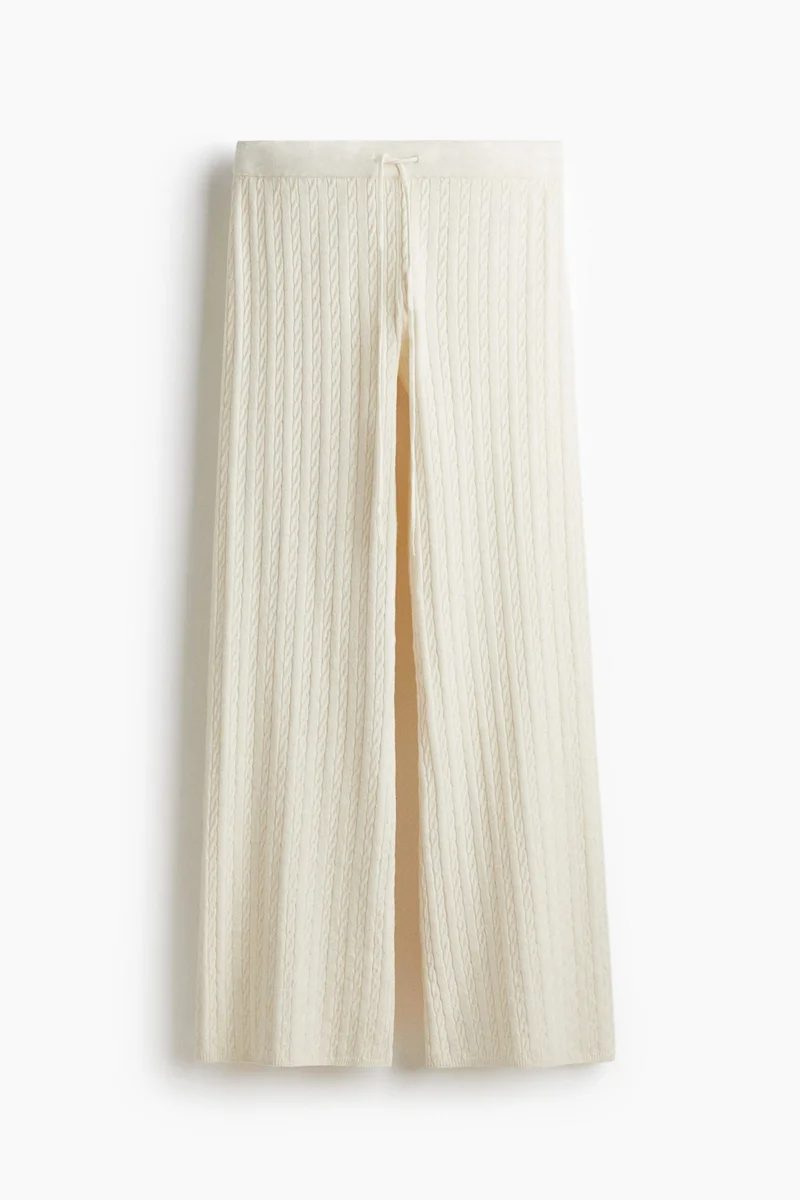 H&M Cable-knit trousers