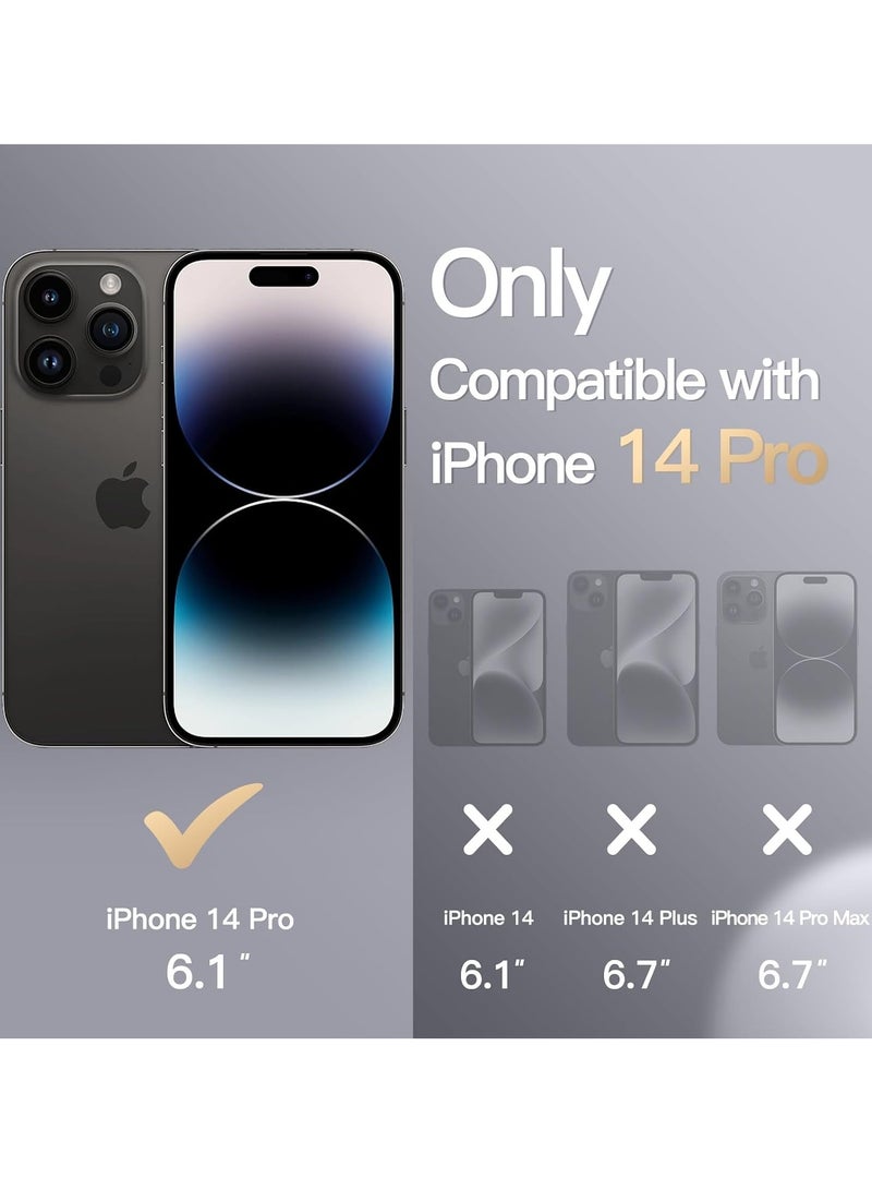 BORTONY iPhone 14 Pro Case Liquid Silicone Anti Scratch Anti Fingerprint Soft Silky Touch Shockproof Protective Cover for Apple iPhone 14 Pro - Image 2