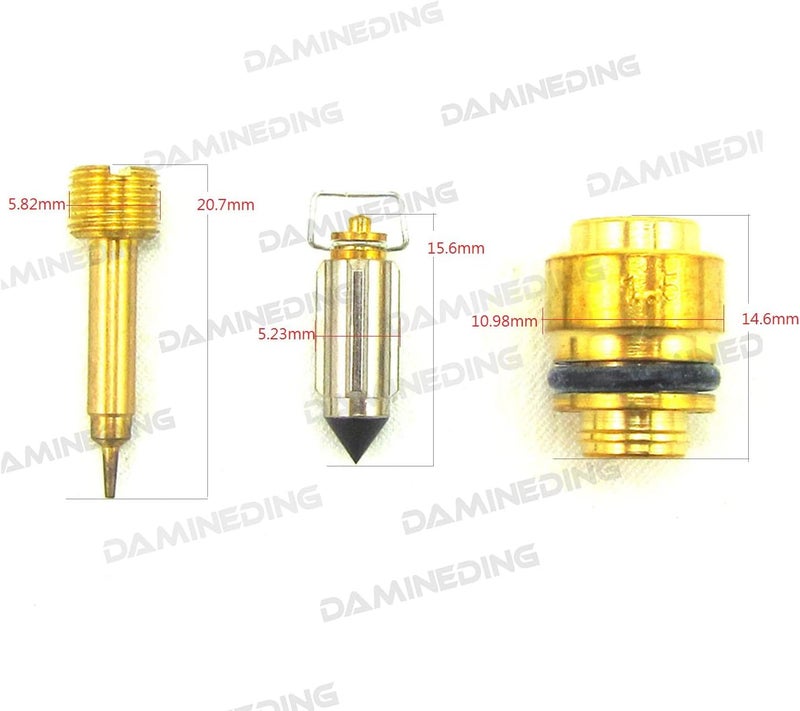 Damineding 4 X Carburetor Carb Rebuild Repair Kit for Kawasaki Ninja ZX-6R ZX6R / ZZR 600 ZX600G - Image 2