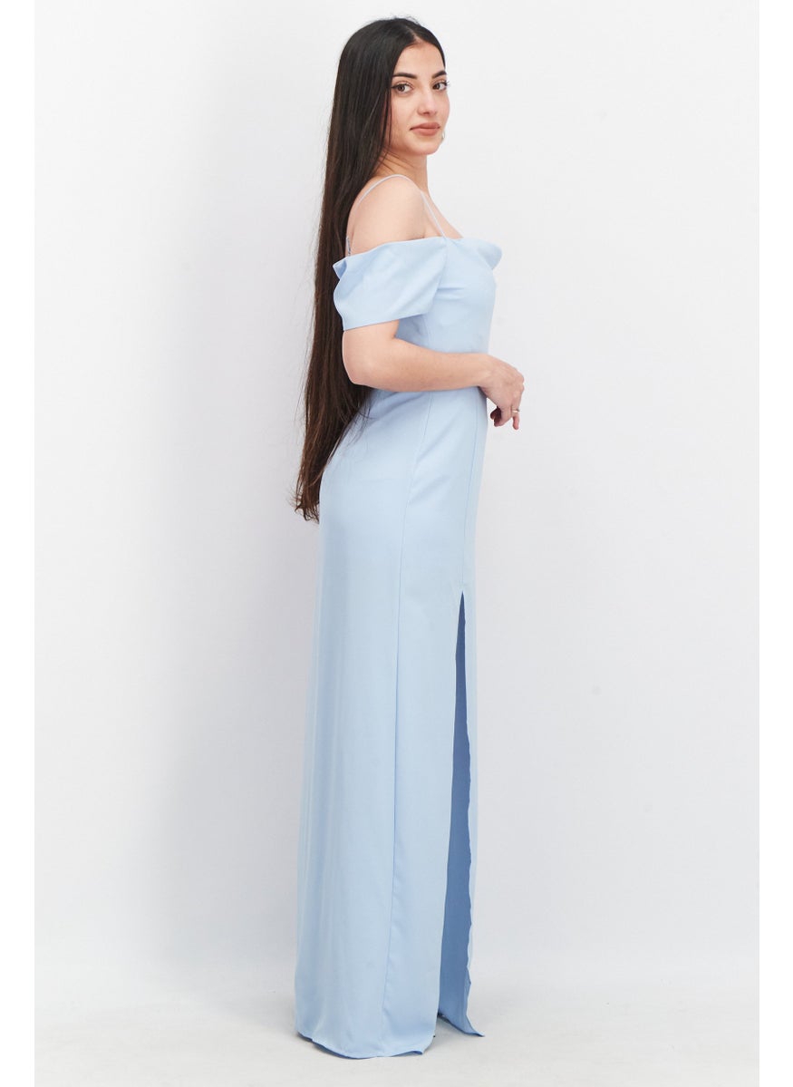 Women Plain Draped Detail Maxi Dress, Dusty Blue - pzsku/ZFE8B5322F34578AE25D6Z/45/_/1739715512/f01de753-6aa0-499d-88a9-c521eff50634