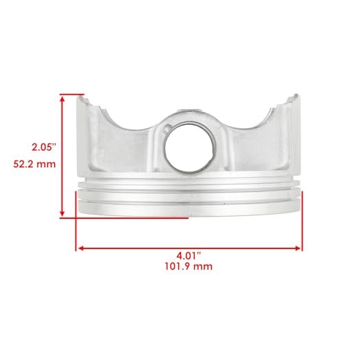 Caltric Cylinder Piston Ring Compatible with Yamaha Raptor 700 YFM700R 2006 2007-2014 Standard Bore - Image 4