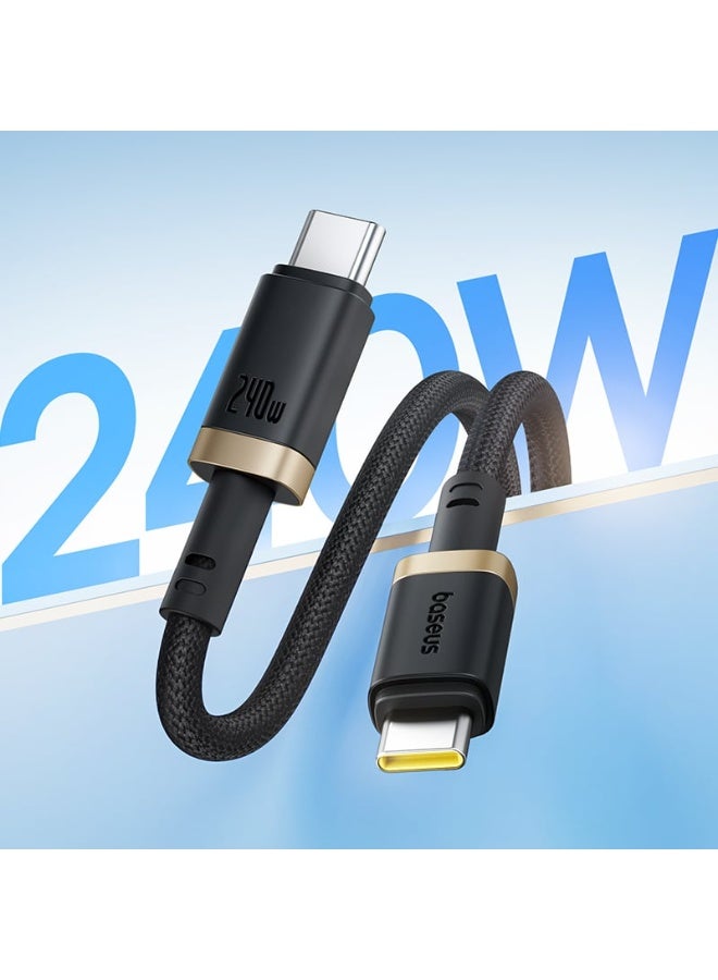 بيسوس USB-C Data and Charging Cable - USB-C Baseus Dura Series, 240W, 1m multicolour - Image 1