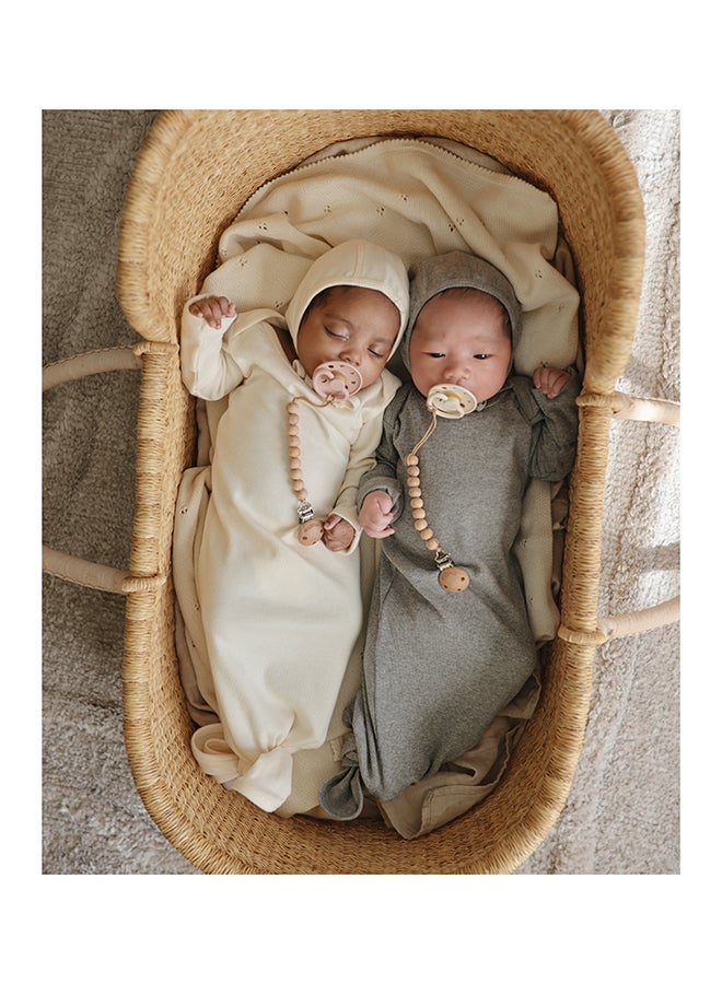 FRIGG Moon Phase Silicone Baby Pacifier 6-18M 1-Pack Blush - Size 2 - Image 5