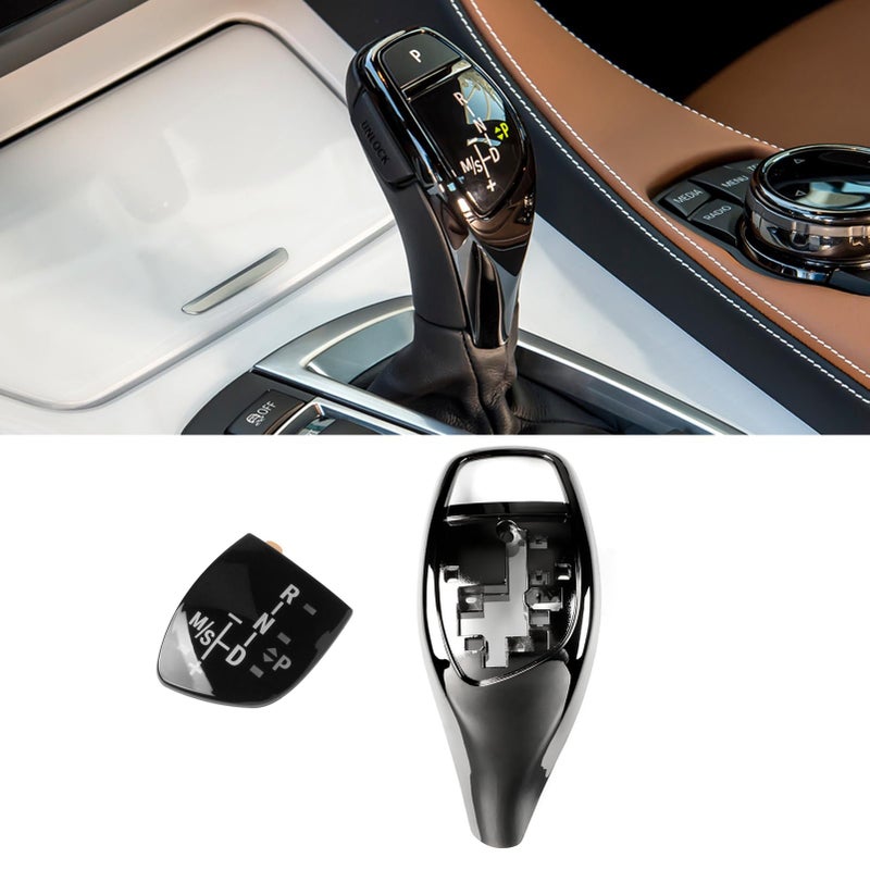 Jaronx Compatible with BMW Gear Shift Knob Cover Trim Replacement for 1F20 F212F223F30 F31 F344F32 F335F10 F116F06 F12 F13 Gear Shift Knob Panel Sticker for BMW 1 2 3 4 5 6 SeriesSport - Image 2