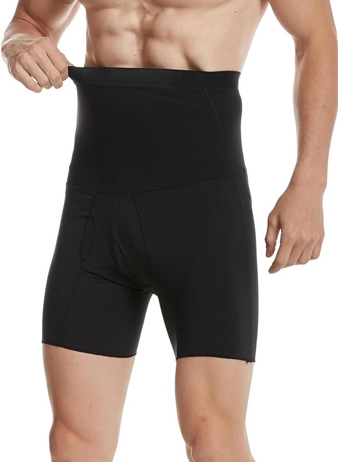 Mens Shapewear Tummy Control Underwear Compression Shorts Slimming Body Shaper Leg Boxer Briefs - Image 1